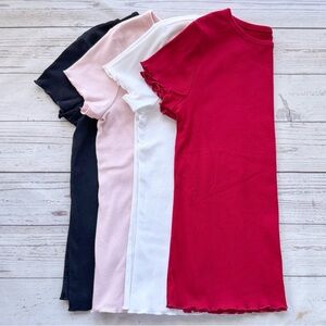 {Art Class} Lettuce Edge SS Tshirt